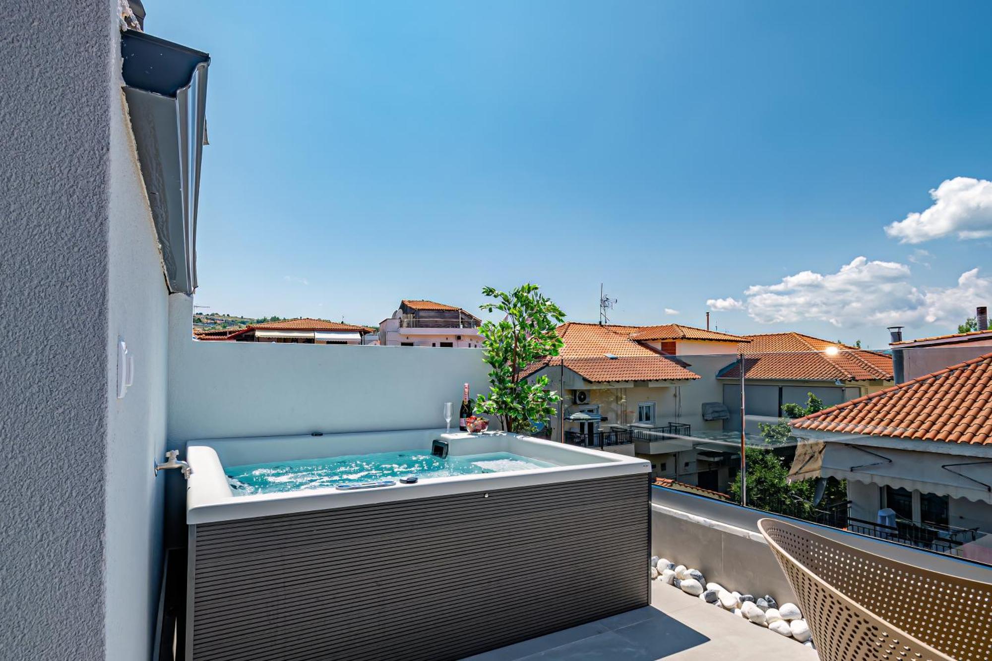 Evitel Luxury Living Aparthotel Hanioti Buitenkant foto
